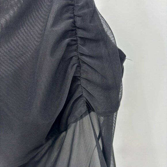 Superdown Jerica Black Mesh Mini Dress Size Medium - Picture 11 of 15